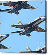 Blue Angels F18 Supersonic Jets 7d8129 Acrylic Print