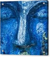 Blue Buddha Acrylic Print