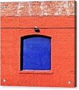 Blue Window Acrylic Print