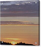 Boothbay Maine Sunrise 1 Acrylic Print