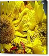 Bouquet With Sunflowers Acrylic Print