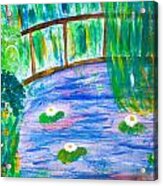 Bridge Of Lily Pond Acrylic Print