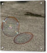 Bubble Shadow Acrylic Print