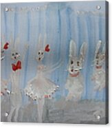 Bunny Hop Ballet Acrylic Print