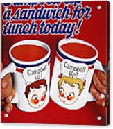 Campbells Soup Ad, 1969 Acrylic Print