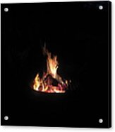 Campfire Acrylic Print