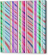 Candy Stripe Acrylic Print