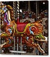 Carousel Horses Acrylic Print