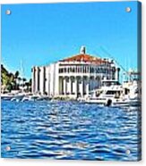 Catalina Casino View From A Boat Acrylic Print