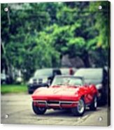 #chevy #corvette #convertible #photo Acrylic Print