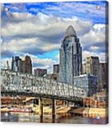 Cincinnati Skyline 2012 Acrylic Print