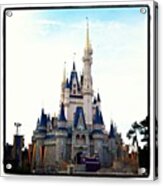 Cinderella Castle #magic #kingdom #walt Acrylic Print