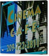 Cinema Cafe Acrylic Print