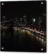 City Lights - New York Acrylic Print