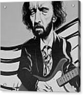 Clapton In Black And White Acrylic Print