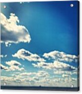 Clouds Crash. #iphone #instagram Acrylic Print