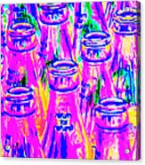 Coca-cola Coke Bottles - Return For Refund - Painterly - Violet Acrylic Print