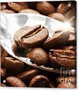 Coffee Beans On A Spoon Acrylic Print