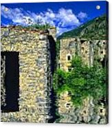 Colletta Di Castelbianco In Val Pennavaire Acrylic Print