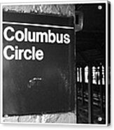 Columbus Circle New York Acrylic Print