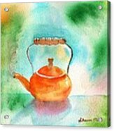 Copper Tea Kettle Acrylic Print