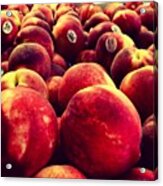 Day 12: From A Low Angle.  Peaches! Acrylic Print