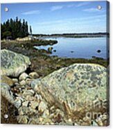 Deer Isle Granite Shoreline Acrylic Print