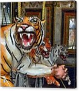Detroit Tigers Carousel Acrylic Print