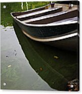 Docked In Central Park Acrylic Print