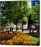 Downtown Seattle Park Acrylic Print