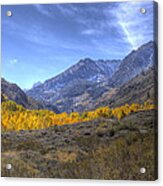 Eastern Sierras In Fall Acrylic Print