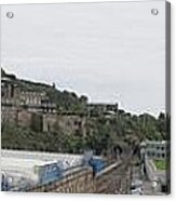 Edinburgh Station Panorama Acrylic Print