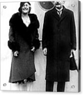 Else Einstein And Husband Albert Acrylic Print
