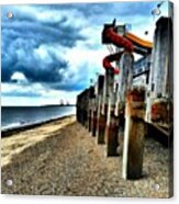 End Of Britannia Pier #wood #pier Acrylic Print