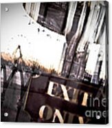 Exit Only Acrylic Print