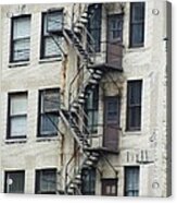 Fire Escape Acrylic Print