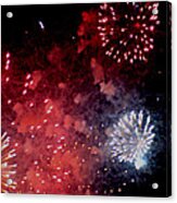 Fireworks Ii Acrylic Print