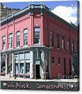 Fish Block Georgetown Colorado Acrylic Print