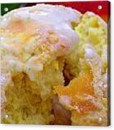 Flaky Mango Scones With Lime Glaze Acrylic Print