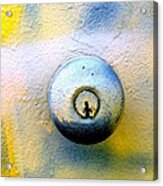 Floating Doorknob Acrylic Print