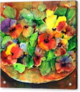Flower Bowl Acrylic Print