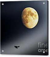 Fly Me To The Moon Acrylic Print