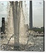 Fountain And Monument Acrylic Print