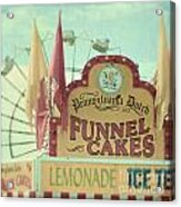 Funnel Cakes Acrylic Print