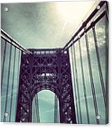 George Washington Bridge Nyc Acrylic Print