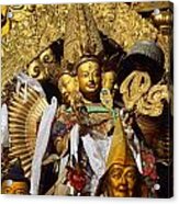 Gold Avalokitesvara - Drepung Monastery Tibet Acrylic Print