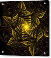 Gold Leaf Acrylic Print
