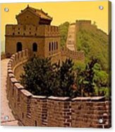 Great Wall Of China Acrylic Print