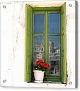 Greek Window Acrylic Print