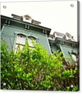 #green #house #downtown #buffalo Acrylic Print